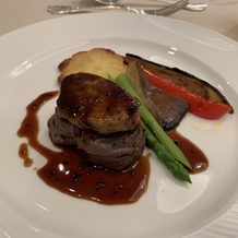 第一ホテル東京の画像｜メインディッシュのフォアグラが乗った牛フィレ肉です。とても美味しかったです！
