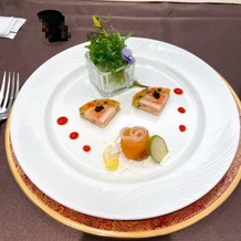 第一ホテル東京の画像｜前菜。とてもおしゃれで美味しかったです。
