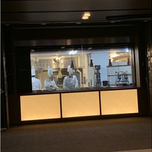 ホテル日航大阪の画像｜披露宴会場から調理場が見えていました。