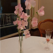 ロイヤルガーデンパレス 柏 日本閣の画像｜試食会場の飾りのお花