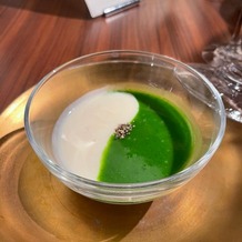 八芳園の画像｜カブと小松菜のスープです。特に小松菜がとても美味しかったです。