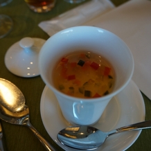 八芳園の画像｜とてもおいしかったスープ