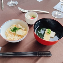 八芳園の画像｜試食会(食事)