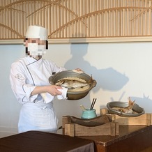 八芳園の画像｜鯛めしのパフォーマンス