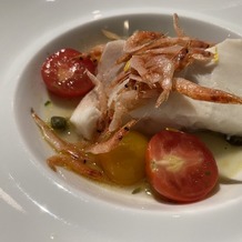 星野リゾート　軽井沢ホテルブレストンコートの画像｜これは魚料理だったかな
