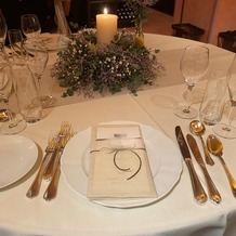 星野リゾート　軽井沢ホテルブレストンコートの画像｜披露宴のテーブルです