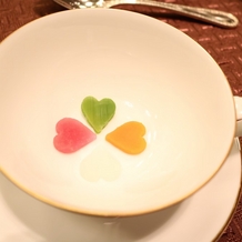 ホテルニューオータニ大阪の画像｜スープ　こちらに注いでくれました。