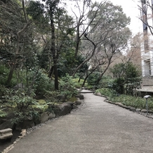 シェラトン都ホテル東京の画像｜チャペルまでの道
春夏は青々と茂るそうです。