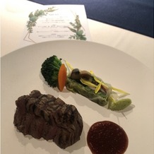 シェラトン都ホテル東京の画像｜メインの肉料理です