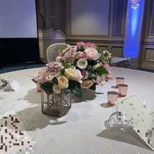 リーガロイヤルホテル東京の画像｜テーブルコーディネートは可愛らしい印象でした。