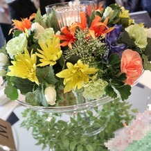セントジェームスクラブ迎賓館仙台の画像｜卓上に置いてあったお花です。