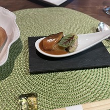 セントジェームスクラブ迎賓館仙台の画像｜試食で頂いた鮑料理。
仙台味噌のソースがパンにつけて食べると最高。