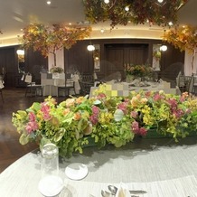 横浜迎賓館の画像｜テーブル装花