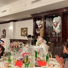 ザ・ジョージアンハウス１９９７／ロイヤルクレストハウスの画像｜メインテーブルの雰囲気。
入場して挨拶してる場面。