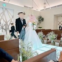 アルカンシエル luxe mariage 名古屋の画像｜父とバージンロード