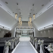 アルカンシエル横浜 luxe mariageの画像｜チャペル、広角カメラ