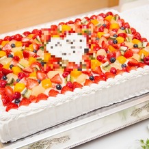 ザ・ロイヤルクラシック姫路の画像｜大きなケーキ
