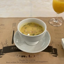 ベルクラシック姫路の画像｜試食のスープ