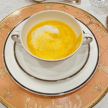 ホテルオークラ東京ベイの画像｜濃厚なかぼちゃスープでした。