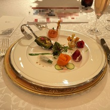 ホテルオークラ東京ベイの画像｜試食会で出た前菜です。