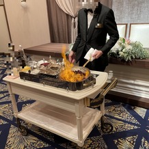 ホテルオークラ東京ベイの画像｜試食会のシェフによるパフォーマンス