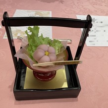 ホテル大阪ガーデンパレスの画像｜和食のデザート　梅　です