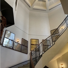 ホテルモントレ銀座の画像｜ホテル入り口横の螺旋階段