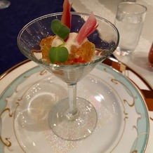 ホテルモントレ銀座の画像｜前菜です。カニがはいっていてめちゃくちゃ美味しかったです。