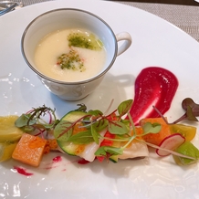 ホテルモントレ京都の画像｜スープと前菜