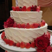 ホテルモントレ京都の画像｜ケーキです。バラの装飾を加えました。