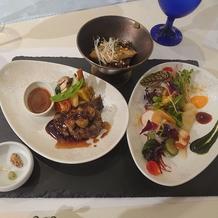 ホテルモントレ ラ・スール大阪の画像｜コース料理（試食用肉）