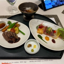 ホテルモントレ ラ・スール大阪の画像｜試食（1番上のコース）