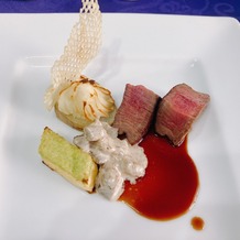 ホテルモントレ仙台の画像｜お肉料理。ずんだのキッシュが仙台ならではで面白かったです。お肉も柔らかかったです。