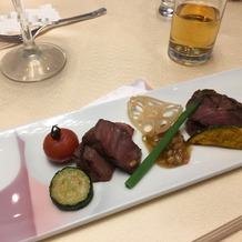 ホテルニューオータニ佐賀の画像｜メインのお肉！柔らかくて美味しかった