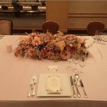 名古屋東急ホテルの画像｜テーブルのアップ