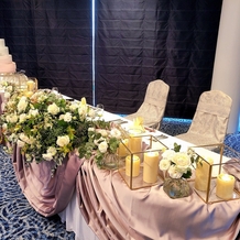 ヨコハマ グランド インターコンチネンタル ホテルの画像｜新郎新婦のテーブル