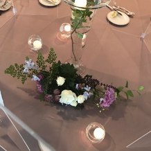 ヨコハマ グランド インターコンチネンタル ホテルの画像｜テーブル装花