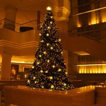 ヨコハマ グランド インターコンチネンタル ホテルの画像｜ホテル内ツリー　11月から出ていました