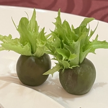 ヨコハマ グランド インターコンチネンタル ホテルの画像｜料理の飾り付けもかわいい