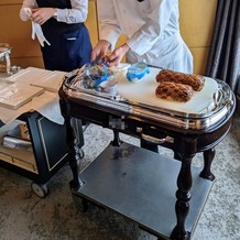 ヨコハマ グランド インターコンチネンタル ホテルの画像｜肉料理の調理パフォーマンス