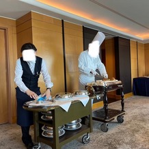 ヨコハマ グランド インターコンチネンタル ホテルの画像｜ブライダルフェアのお料理
シェフがその場で切り盛りしてくれました。