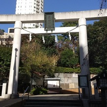 乃木神社・乃木會館の画像｜境内入り口の鳥居です。