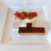 スイスホテル南海大阪の画像｜デザートのケーキ