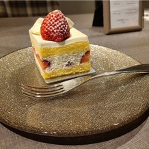 スイスホテル南海大阪の画像｜相談会で出してくださるケーキ