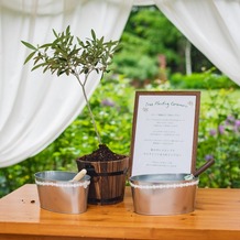 ニドムリゾートウエディングの画像|植樹セレモニー