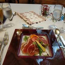 那須高原ミッシェルガーデンコートの画像｜前菜から目でも楽しめる素敵なお料理です。