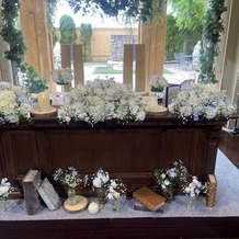 ピアザ デッレ グラツィエの画像｜あえて、白を多めに少し水色の花も入れてシンプルだけど可愛くしてもらいました！