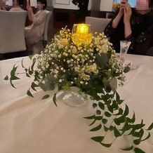 グランシャリオの画像｜テーブル装花