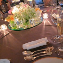 名古屋マリオットアソシアホテルの画像｜テーブルのキャンドルとお花