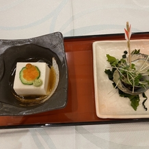 オークラ千葉ホテルの画像｜胡麻豆腐、いくら、亀甲あん、サザエ旨煮